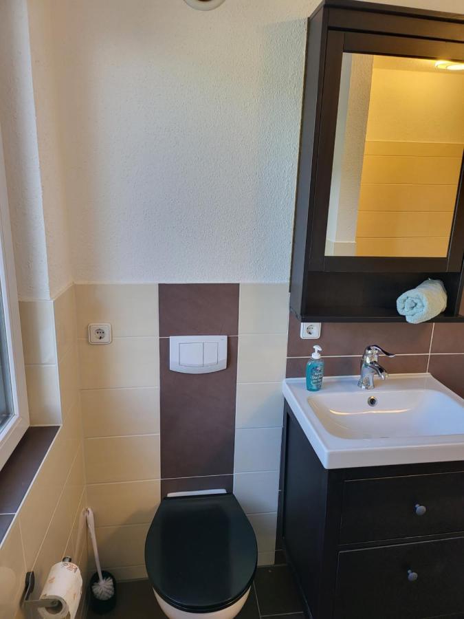Modernes Behagliches Haus Mit Kamin, Terrasse Und Garten Magdeburg Eksteriør billede