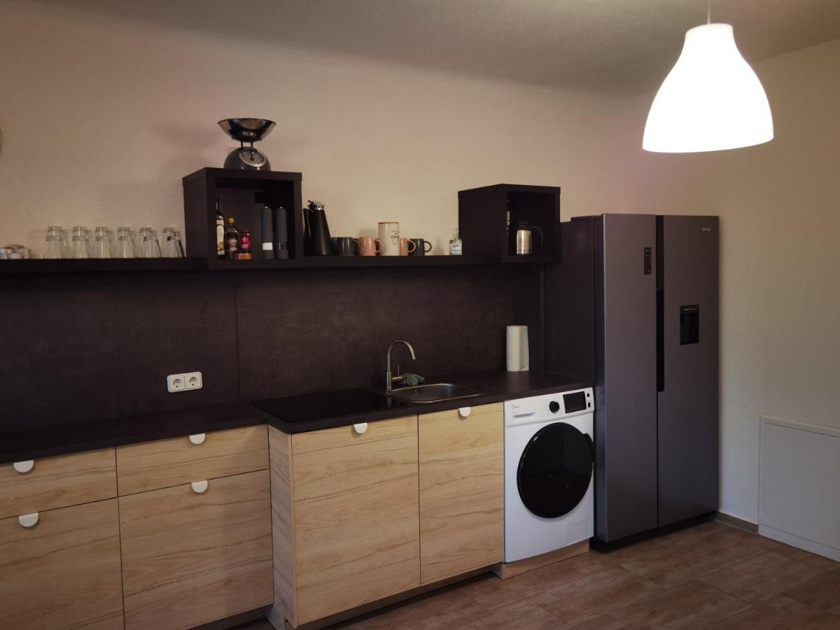 Modernes Behagliches Haus Mit Kamin, Terrasse Und Garten Magdeburg Eksteriør billede